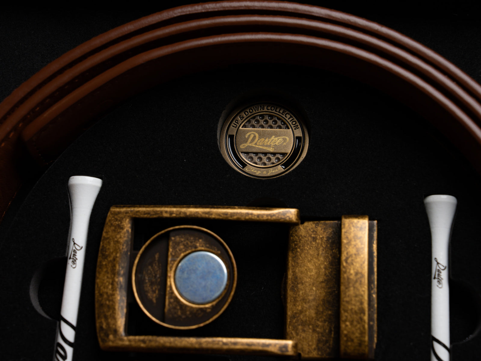 Up & Down Collection magnetic buckle detail