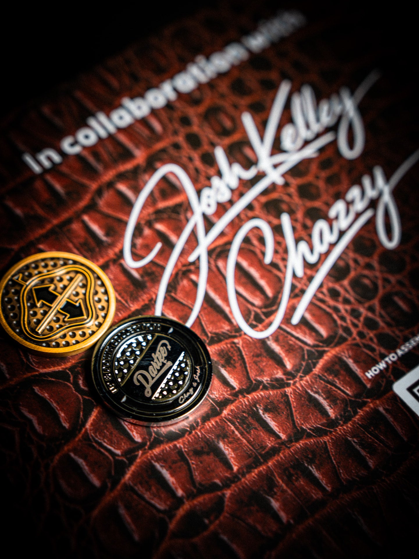 Up & Down Collection signed belt and ball markers